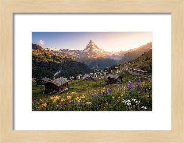 Matterhorn Over Zermatt Valley