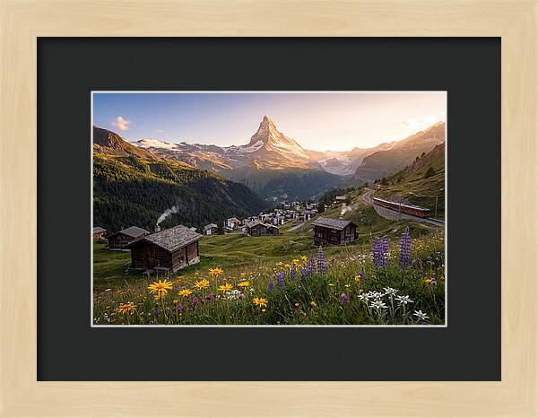 Matterhorn Over Zermatt Valley