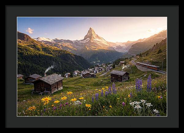Matterhorn Over Zermatt Valley