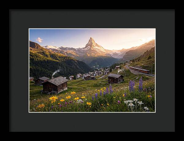 Matterhorn Over Zermatt Valley