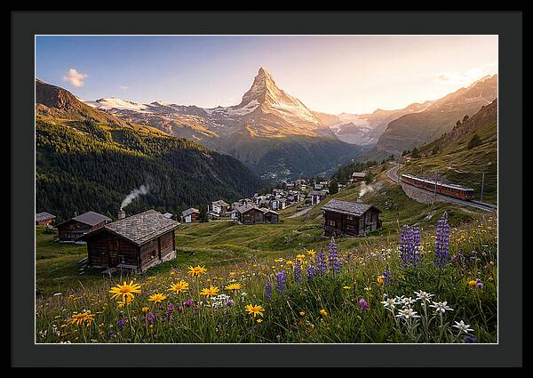 Matterhorn Over Zermatt Valley