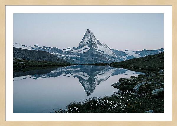 Matterhorn Reflected In Alpine Lake
