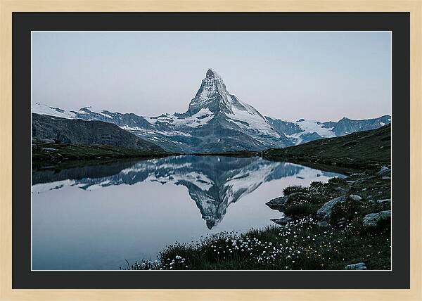 Matterhorn Reflected In Alpine Lake