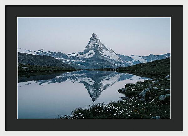 Matterhorn Reflected In Alpine Lake