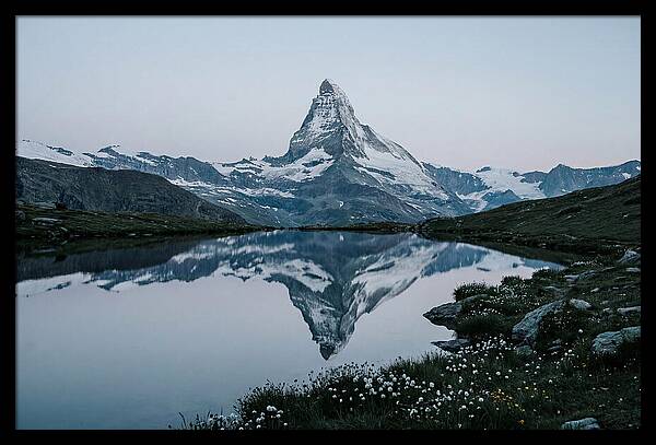 Matterhorn Reflected In Alpine Lake