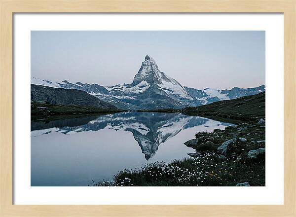 Matterhorn Reflected In Alpine Lake