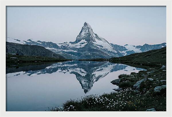 Matterhorn Reflected In Alpine Lake