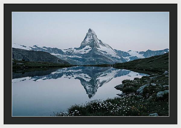 Matterhorn Reflected In Alpine Lake