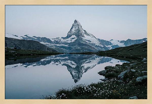 Matterhorn Reflected In Alpine Lake