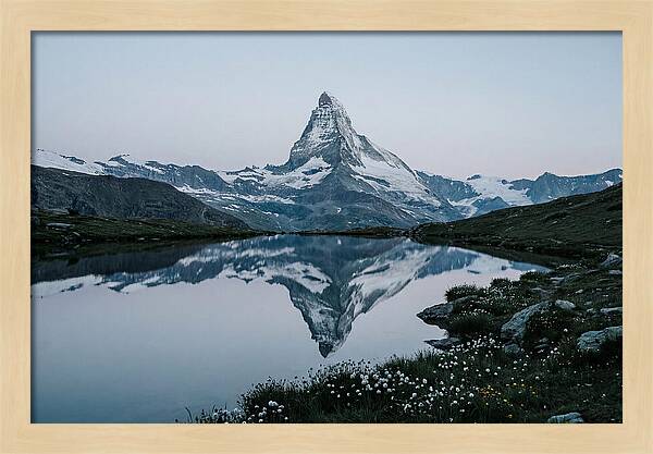 Matterhorn Reflected In Alpine Lake