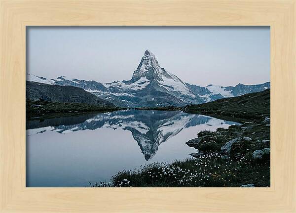 Matterhorn Reflected In Alpine Lake