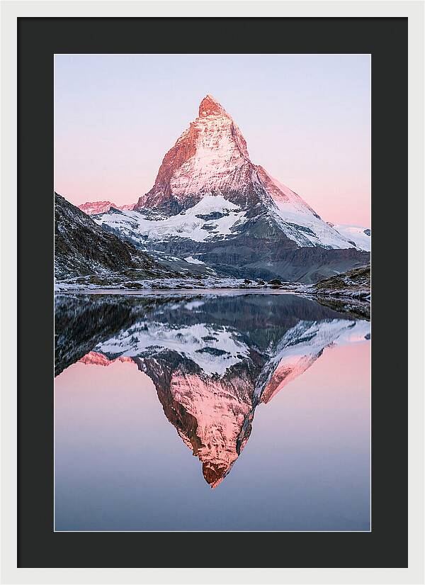 Matterhorn Reflected In Riffelsee