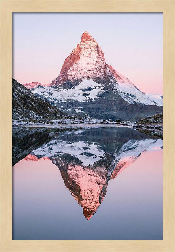 Matterhorn Reflected In Riffelsee
