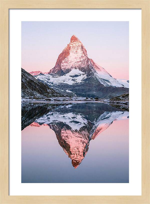 Matterhorn Reflected In Riffelsee