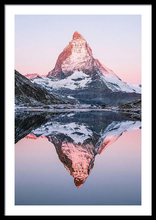 Matterhorn Reflected In Riffelsee
