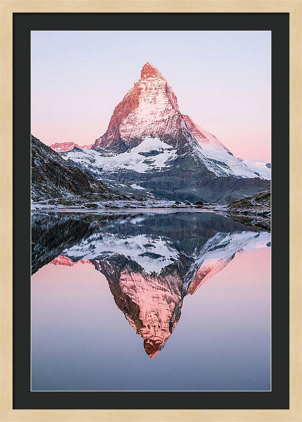 Matterhorn Reflected In Riffelsee