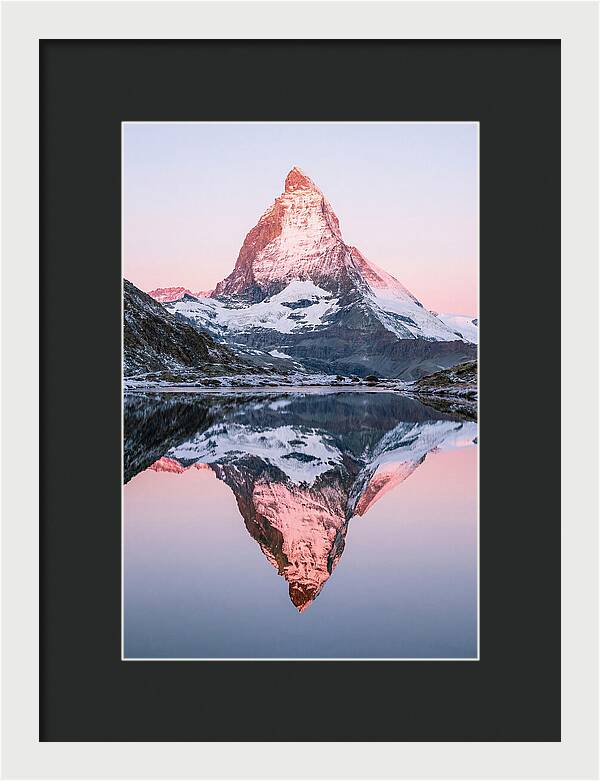 Matterhorn Reflected In Riffelsee