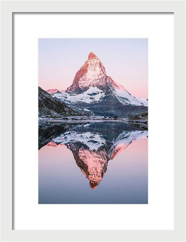 Matterhorn Reflected In Riffelsee
