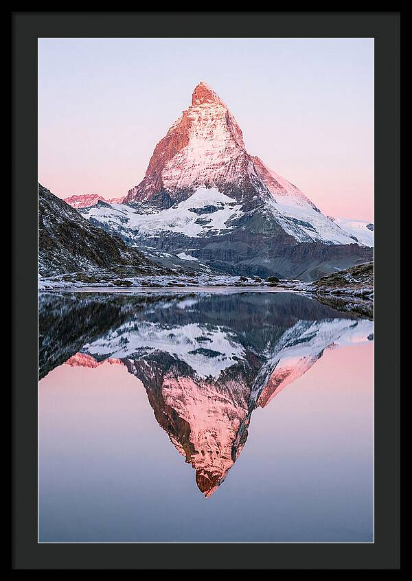 Matterhorn Reflected In Riffelsee