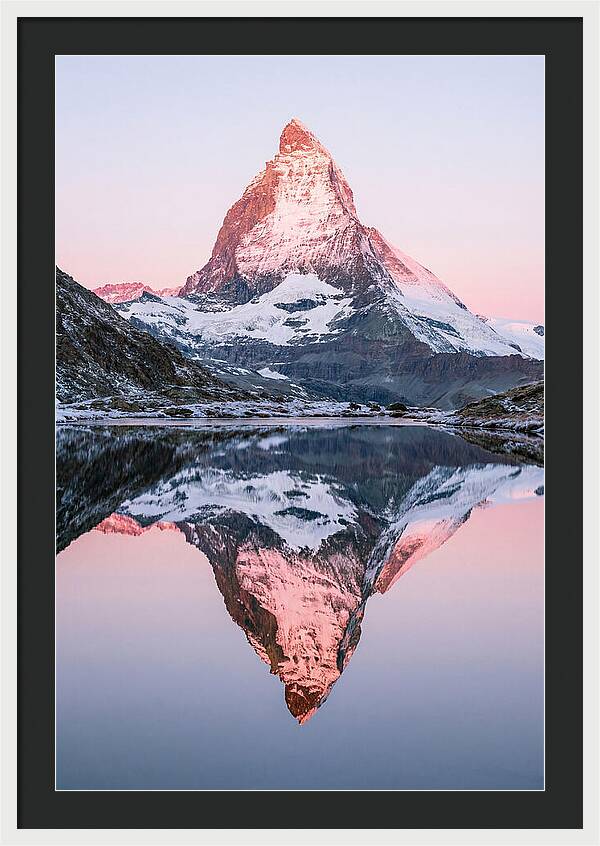 Matterhorn Reflected In Riffelsee