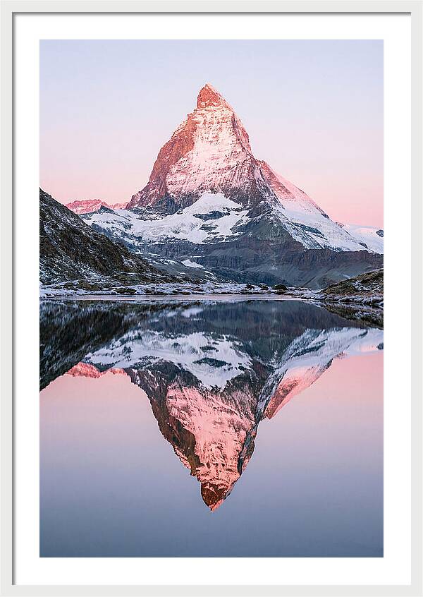Matterhorn Reflected In Riffelsee