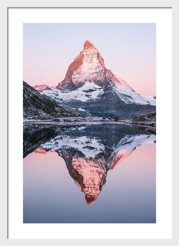 Matterhorn Reflected In Riffelsee
