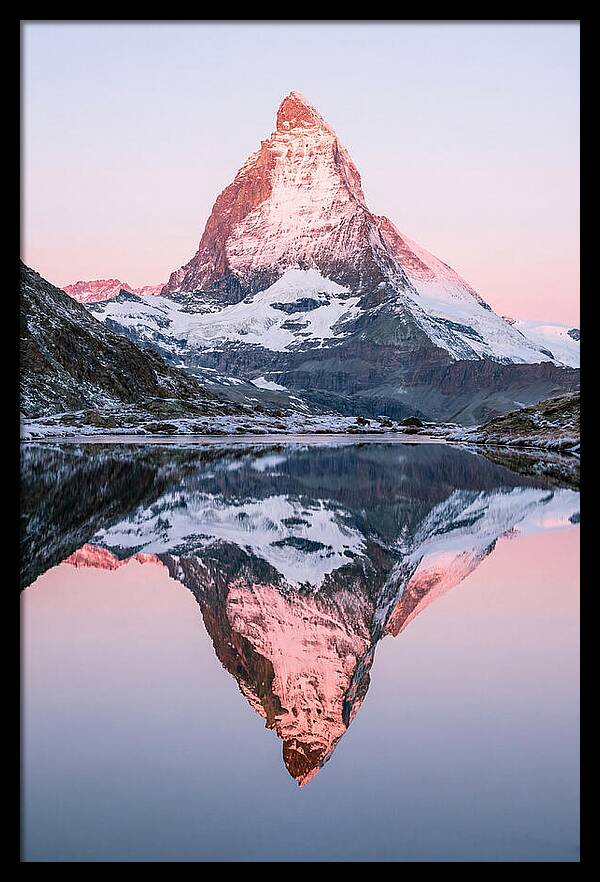 Matterhorn Reflected In Riffelsee