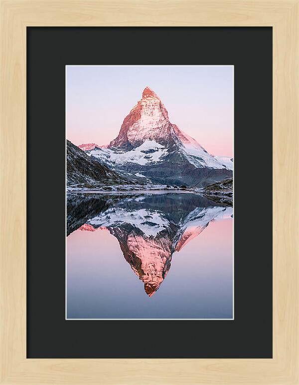 Matterhorn Reflected In Riffelsee