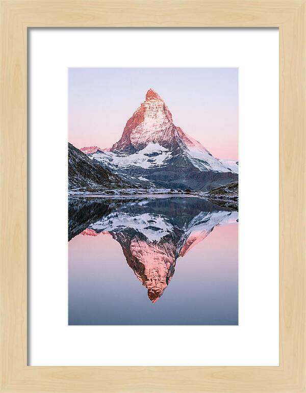 Matterhorn Reflected In Riffelsee
