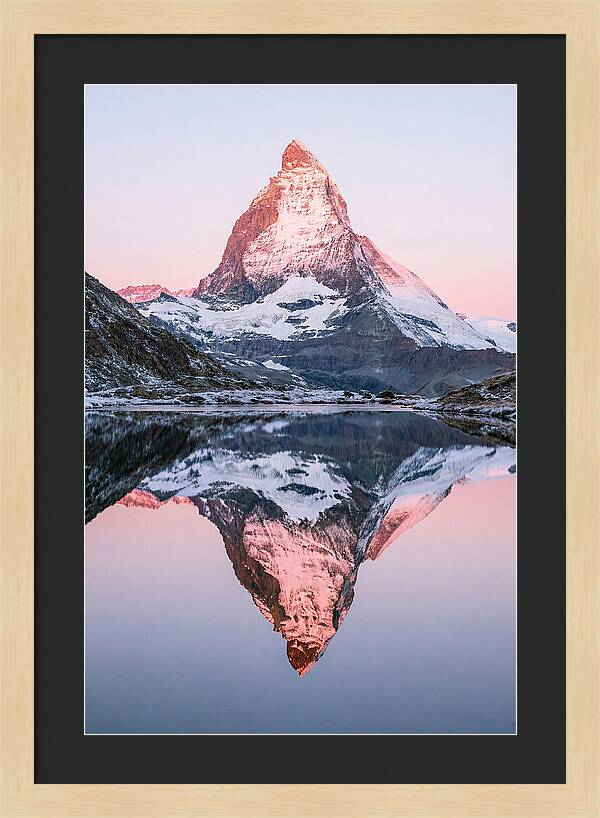 Matterhorn Reflected In Riffelsee