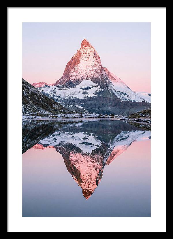 Matterhorn Reflected In Riffelsee