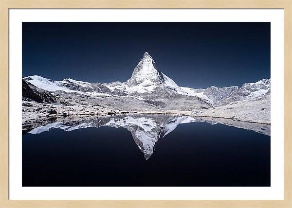 Matterhorn Reflected In Riffelsee