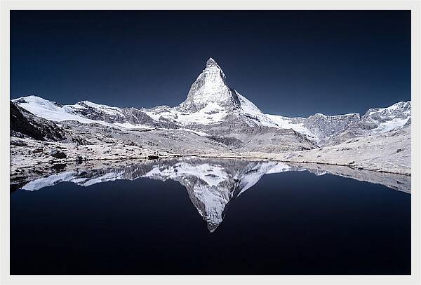 Matterhorn Reflected In Riffelsee