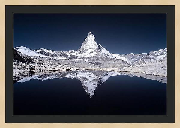 Matterhorn Reflected In Riffelsee