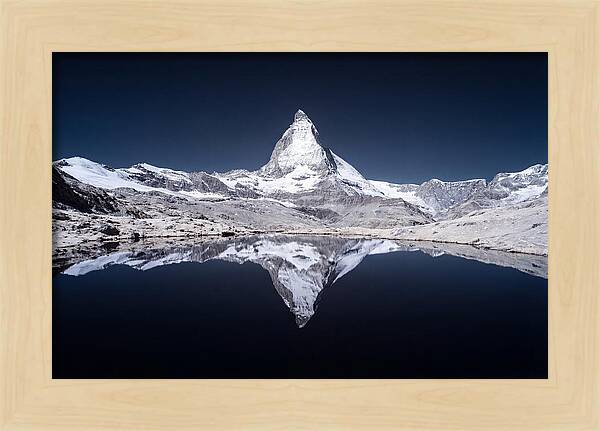 Matterhorn Reflected In Riffelsee