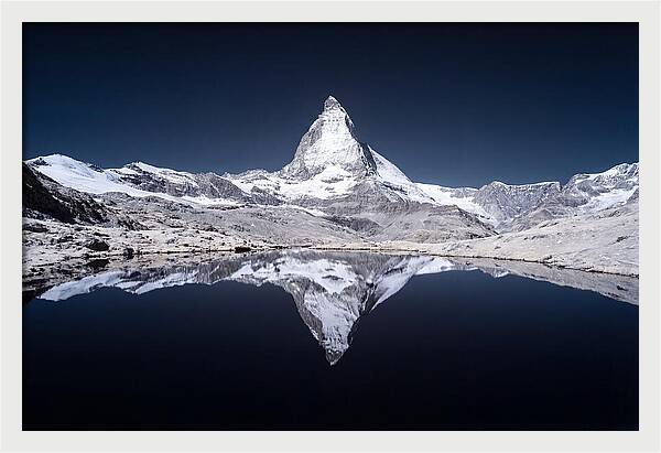 Matterhorn Reflected In Riffelsee