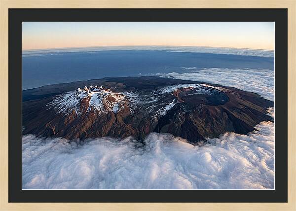 Mauna Kea And Mauna Loa Above Clouds