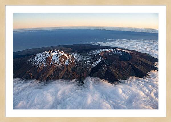 Mauna Kea And Mauna Loa Above Clouds