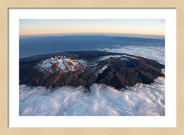 Mauna Kea And Mauna Loa Above Clouds