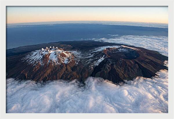 Mauna Kea And Mauna Loa Above Clouds