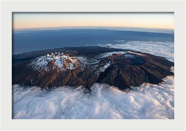 Mauna Kea And Mauna Loa Above Clouds