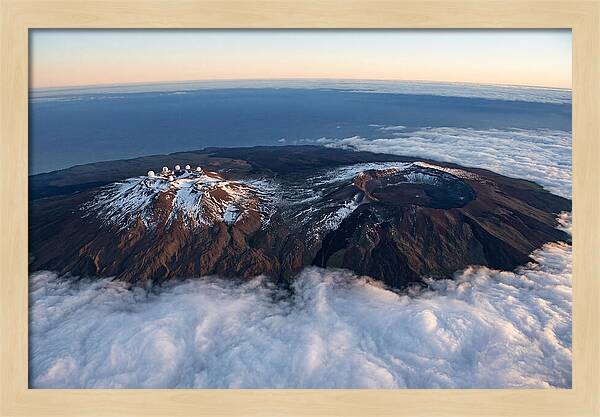 Mauna Kea And Mauna Loa Above Clouds