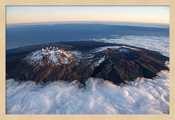 Mauna Kea And Mauna Loa Above Clouds