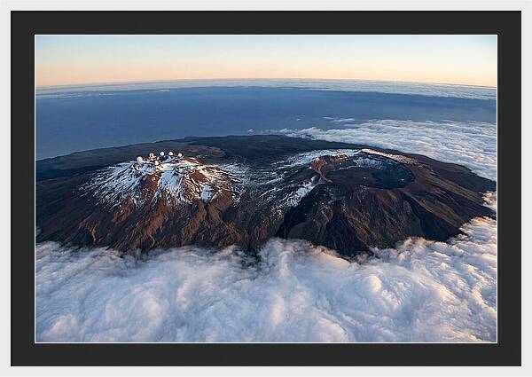 Mauna Kea And Mauna Loa Above Clouds
