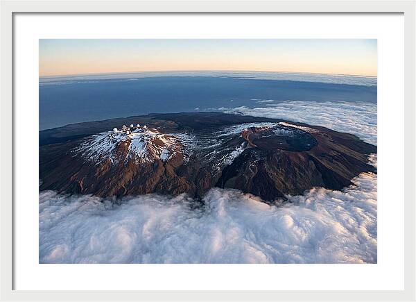 Mauna Kea And Mauna Loa Above Clouds