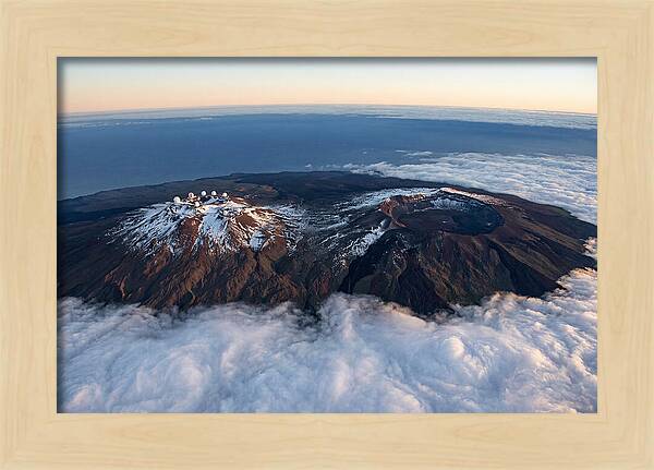 Mauna Kea And Mauna Loa Above Clouds