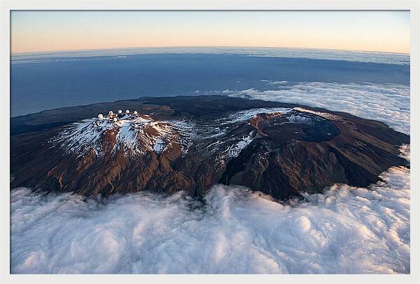 Mauna Kea And Mauna Loa Above Clouds