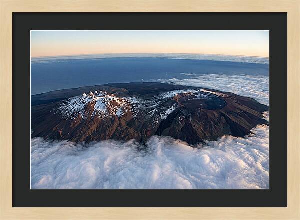 Mauna Kea And Mauna Loa Above Clouds