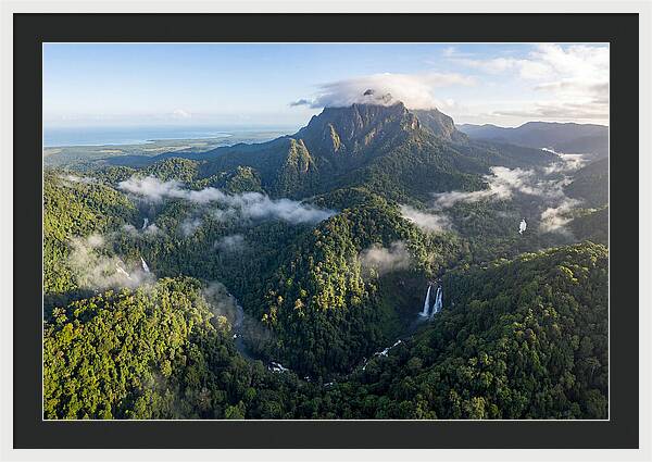 Maya Mountains From Above