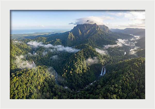 Maya Mountains From Above